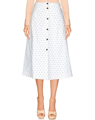 ZOOM JIL SANDER NAVY - Midi Skirts