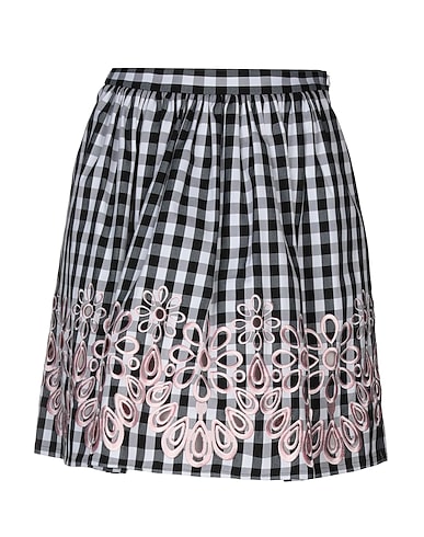 BOUTIQUE MOSCHINO Minigonna Nero 60% Cotone, 36% Poliammide, 4% Altre Fibre