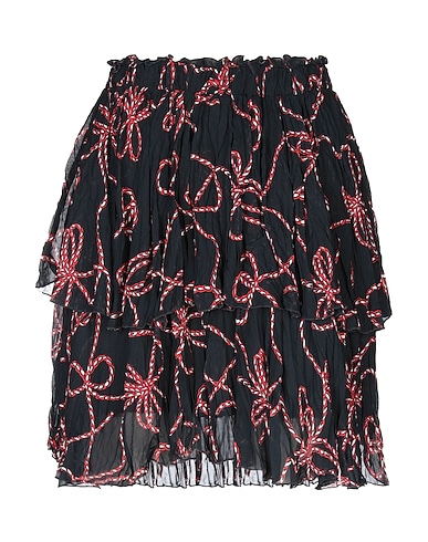 PINKO UNIQUENESS Mini skirt Midnight blue 100% Viscose