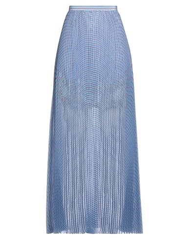 ERMANNO SCERVINO Long skirt Sky blue 100% Polyester