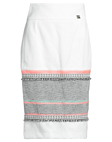 CAVALLI CLASS Jupe mi-longue 49% Polyester, 36% Coton, 10% Acrylique, 5% Autres fibres