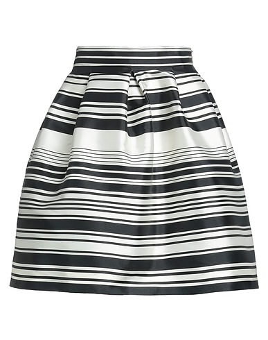 LIU •JO Mini skirt Black 91% Polyester, 9% Polyamide