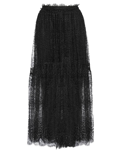 ERMANNO SCERVINO Long skirt Black 60% Polyester, 40% Polyamide