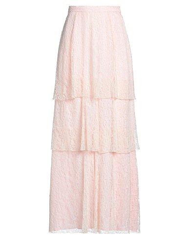 DONDUP Long skirt Light pink 100% Polyamide