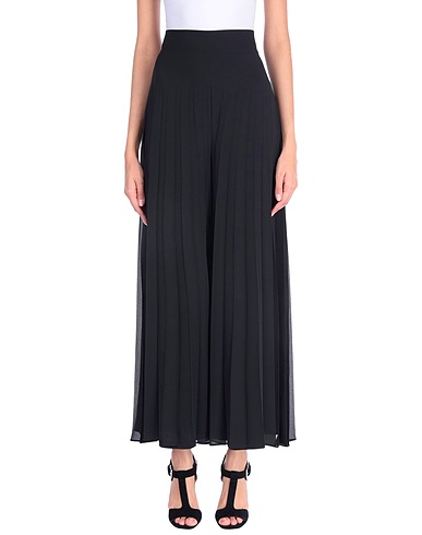 GAI MATTIOLO Casual trouser Black 50% Polyester, 45% Rayon, 5% Lycra®