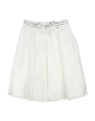 MISS GRANT Skirt White 100% Polyester