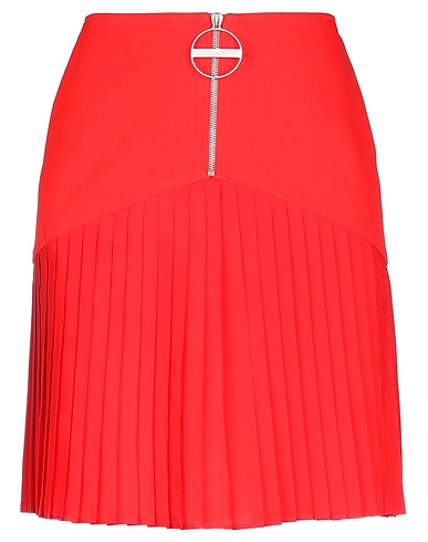 GIVENCHY Midi skirt Red 100% Wool, Silk, Polyester