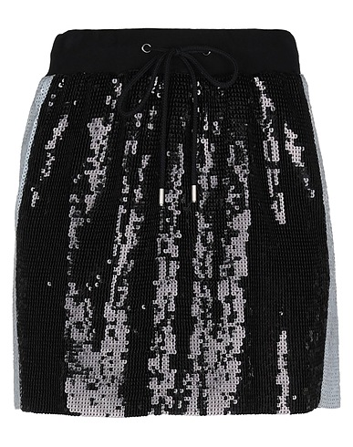 ALBERTA FERRETTI Minigonna Nero 60% Acetato, 40% Cupro, Cotone, Poliammide