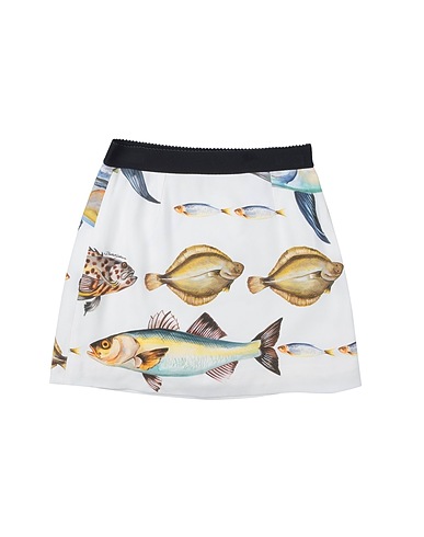 DOLCE&GABBANA Skirt White 100% Viscose