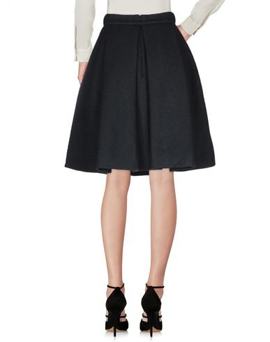 Shop Ermanno Scervino Woman Midi Skirt Black Size 2 Wool, Silk, Cashmere