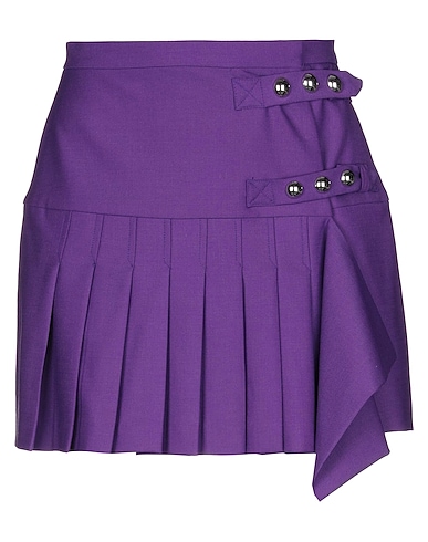 PINKO Mini skirt Mauve 53% Polyester, 43% Wool, 4% Elastane
