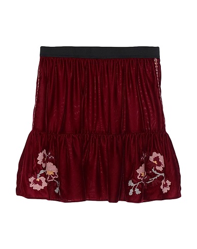 PINKO Mini skirt Burgundy 100% Polyester