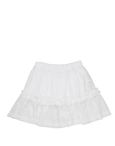 MSGM Falda Blanco 100% Algodón