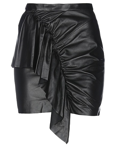 ISABEL MARANT Mini skirt Black 100% Lambskin