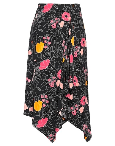 VIVETTA Midi skirt Black 100% Viscose