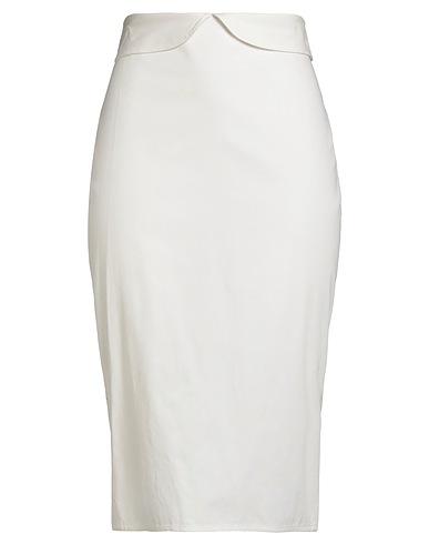 ERMANNO SCERVINO Midi skirt Ivory 100% Cotton