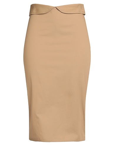 ERMANNO SCERVINO Gonna midi Cammello 100% Cotone