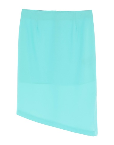 ANNARITA N Midi skirt Azure 95% Polyester, 5% Elastane