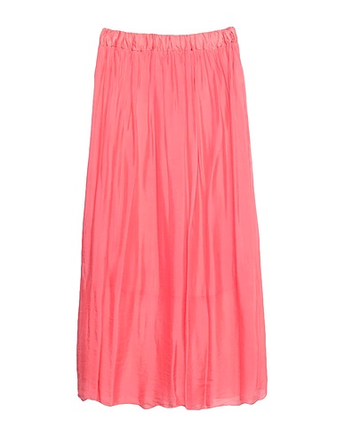 ANNARITA N Midi skirt Pink 70% Viscose, 30% Silk