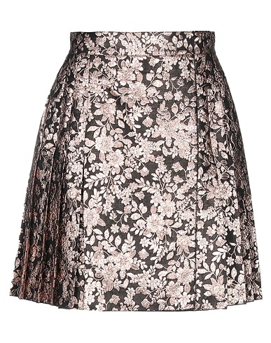 DOLCE&GABBANA Mini skirt Copper 43% Polyester, 35% Acetate, 14% Metallic fiber, 8% Acrylic