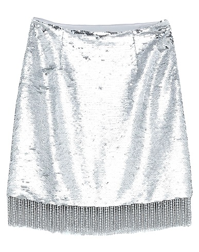 VIVETTA Mini skirt Silver 100% Polyester