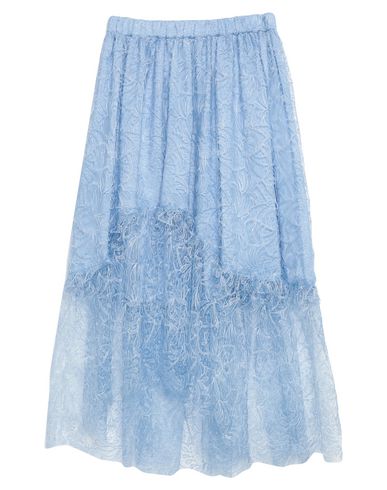 ERMANNO SCERVINO ERMANNO SCERVINO WOMAN MIDI SKIRT SKY BLUE SIZE 8 POLYESTER, POLYAMIDE,35424934VD 3