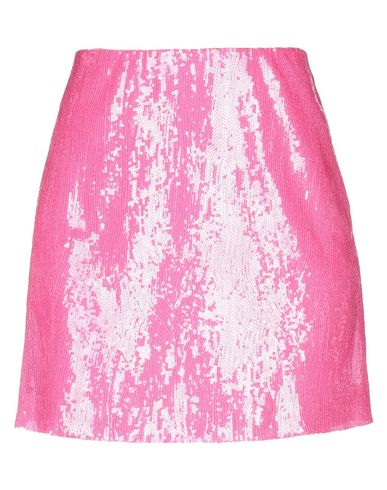 Shop Alberta Ferretti Woman Mini Skirt Fuchsia Size 4 Polyester In Pink