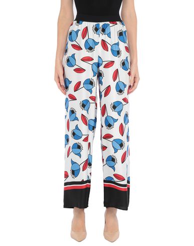 Ki6? Who Are You? Woman Pants White Size 2 Viscose, Polyamide, Polyester, Elastane