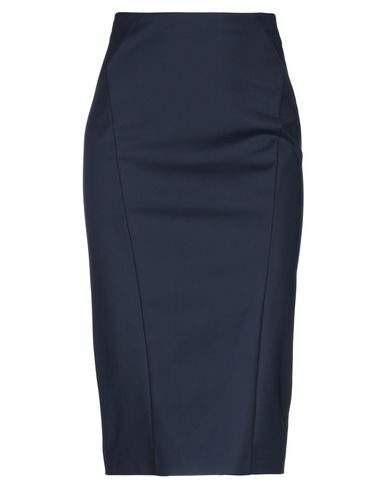 Patrizia Pepe Midi Skirts In Dark Blue