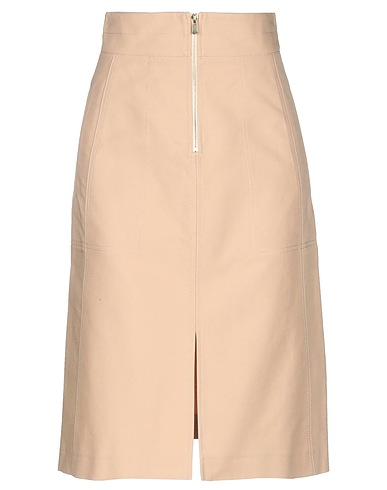 TWINSET ミディ丈スカート ベージュ コットン 100%