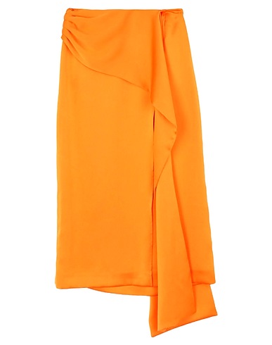 BROGNANO Midi skirt Orange 100% Polyester