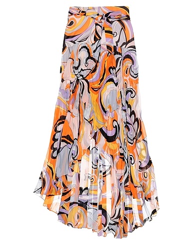 MARCIANO by GUESS Long skirt Orange 100% Polyester