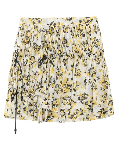 DONDUP Mini skirt White 100% Viscose