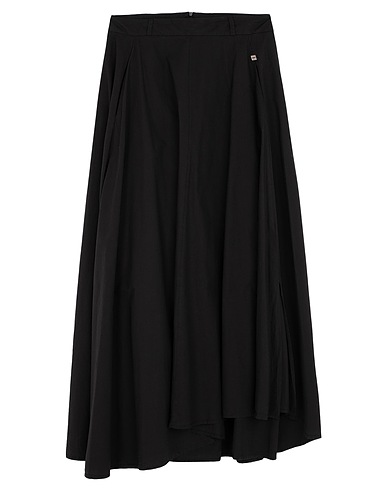 MANILA GRACE Maxi Skirts Black 100% Cotton
