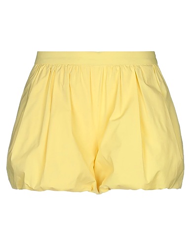 BOUTIQUE MOSCHINO Shorts & Bermuda Yellow 96% Cotton, 4% Other Fibres