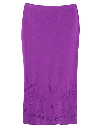 PINKO Midi skirt Mauve 81% Polyamide, 19% Elastane