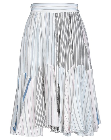 JW ANDERSON Midi skirt White 100% Cotton
