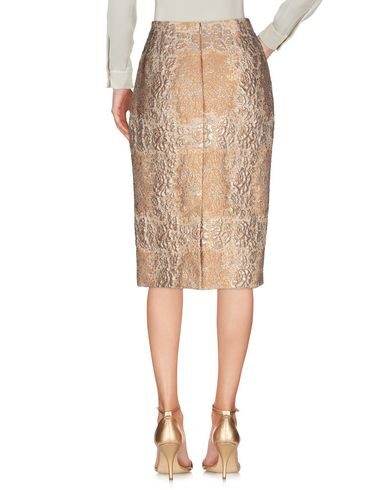 Valentino Midi Skirts In Camel
