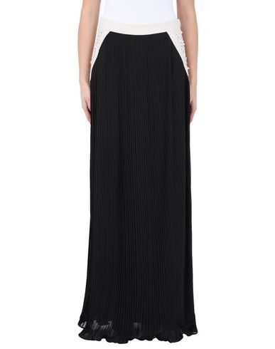 Shop Cavalli Class Woman Maxi Skirt Black Size 6 Polyester