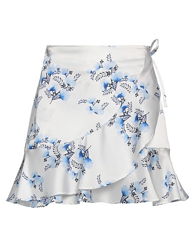 CHIARA FERRAGNI Mini skirt White 100% Polyester