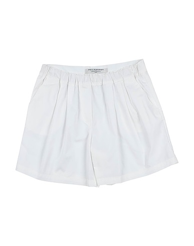 PHILOSOPHY di LORENZO SERAFINI Shorts & Bermudas Weiß 100% Baumwolle