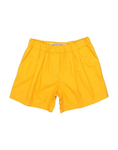 Philosophy Di Lorenzo Serafini Babies'  Toddler Girl Shorts & Bermuda Shorts Marigold Size 4 Cotton In Yellow
