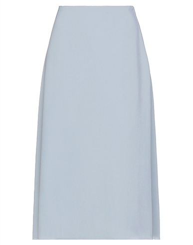THEORY Midi skirt Sky blue 65% Triacetate, 35% Polyester