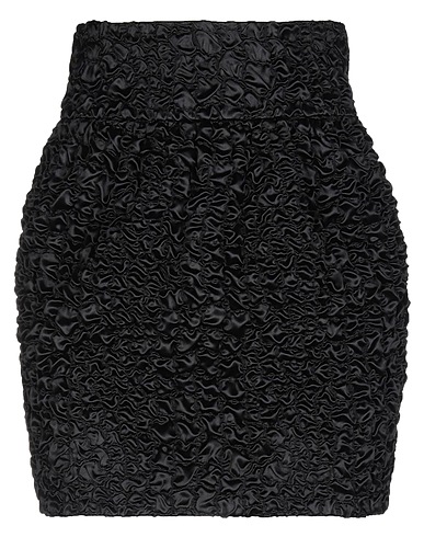 SAINT LAURENT Minirock Schwarz 64% Viskose, 36% Seide, Polyester