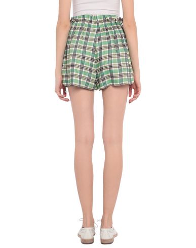 Suoli Woman Shorts & Bermuda Shorts Green Size 4 Viscose In Green