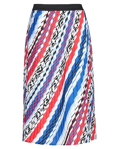 KAOS JEANS Midi skirt Blue 100% Polyester