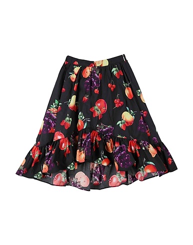 MSGM Skirt Black 100% Cotton