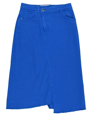 KAOS JEANS Denim skirt Azure 98% Cotton, 2% Elastane