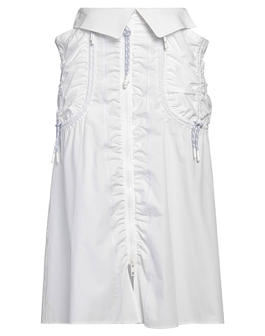 SPORTMAX Falda midi Blanco 100% Algodón