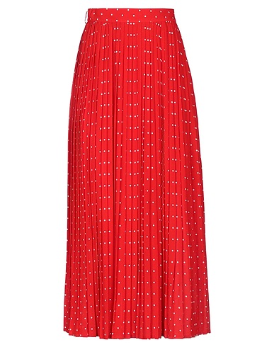 CELINE Midi skirt Red 100% Viscose